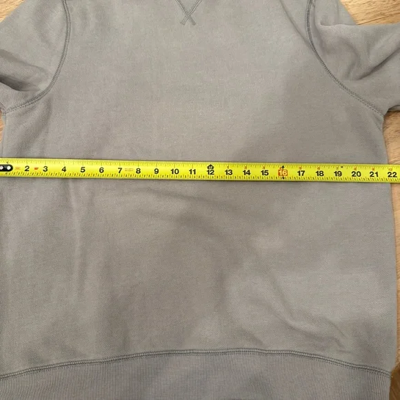 G.H. Bass & Co. Men's Light Gray Crewneck Sweater - Picture 5 of 6